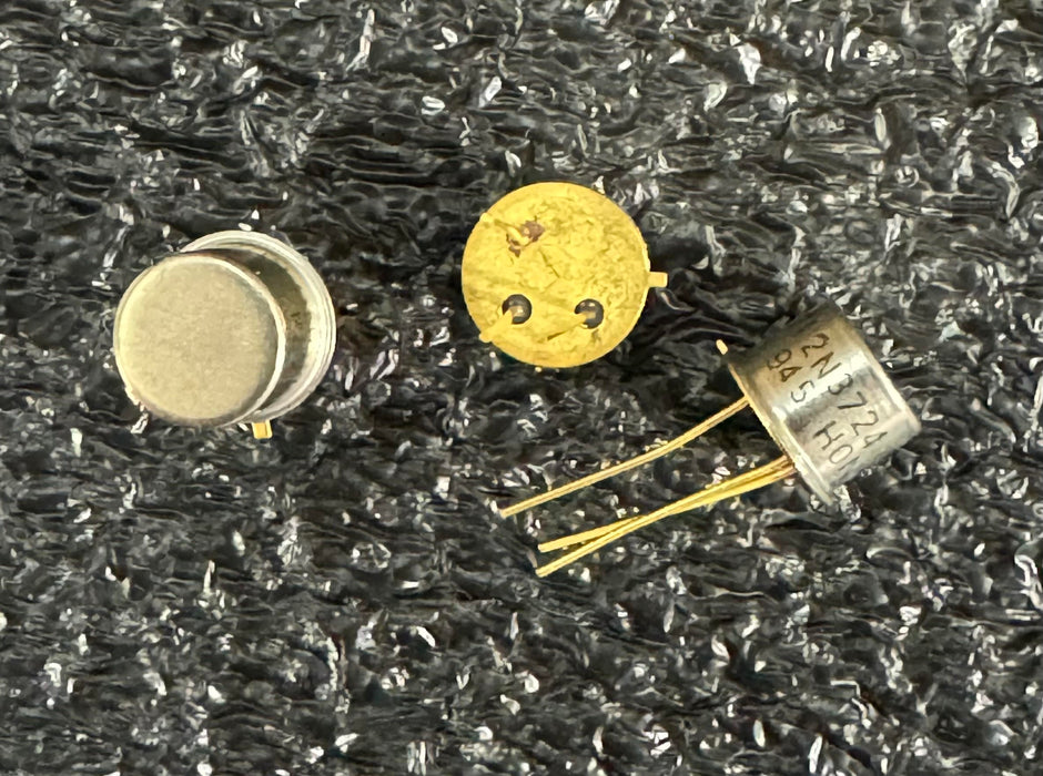 1pc 2N3724 TI Gold NPN Power Transistor