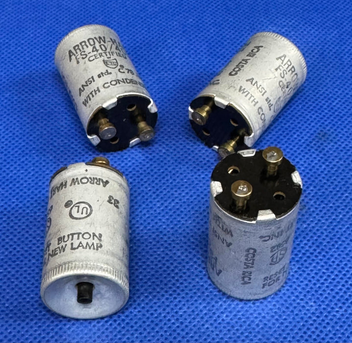 EATON CORPORATION ARROW HART FS-40/400 STARTER FLUORESCENT LAMP W/CONDENSER