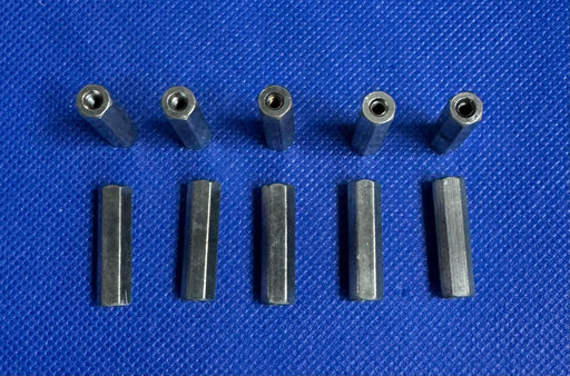 10 pack 4-40 x 1-1/8" Fem - Fem Hex Standoffs - Stainless - EcoTech Solutions Inc.