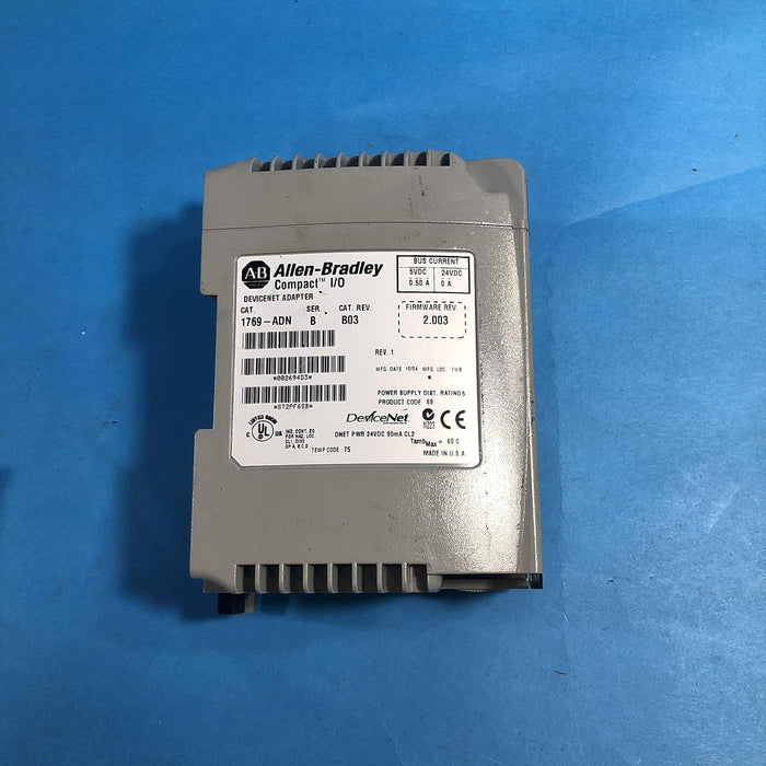Allen Bradley 1769-Adn Series B Compact I/O Devicenet Adapter 1769-Adn Series B