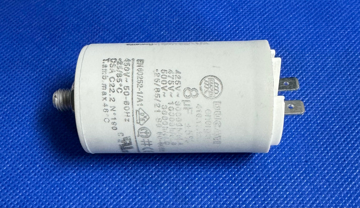 Ducati 416.17.12.KK Motor Capacitor 8uF 36x58mm