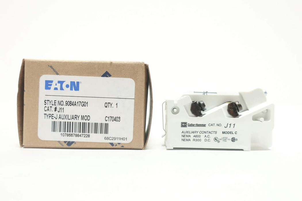 EATON J11 9084A17G01 Type J Auxiliary MOD Contact Block