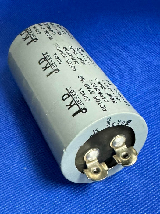 JKD CD60A Motor Starting Capacitor 200uF 125VAC E212600