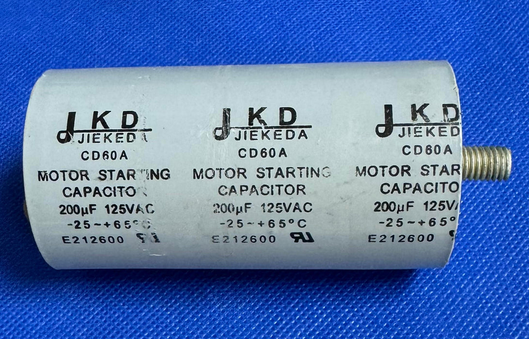 JKD CD60A Motor Starting Capacitor 200uF 125VAC E212600