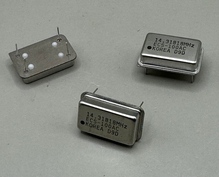 1pc ECS-100AC 14.31818 Mhz 5V FULL SIZE CRYSTAL OSCILLATOR