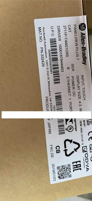 Catálogo Allen Bradley Panel View Plus 7 2711P-T4W21D8S