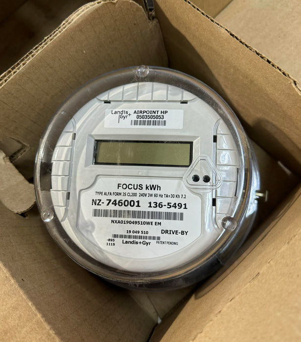 landis gear Landis+Gyr Watthour Meter Focus kWh ALFA 240V 3W 60Hz