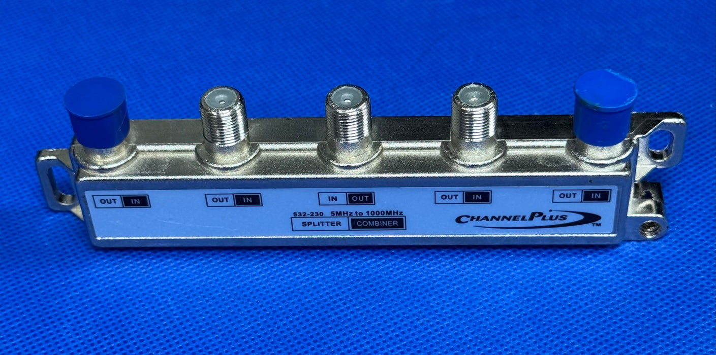 Channel Plus 532-230 5-Way Splitter/Combiner 5MHz to 1000MHz