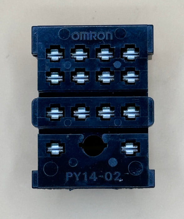 Omron PY14-02 Relay Socket PCB Mount 4 Pole 14 Position