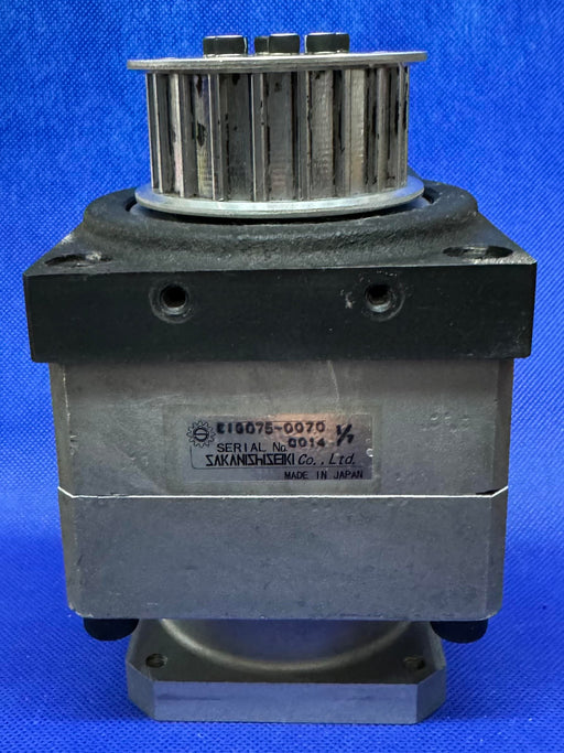Zakanizhizeiki EIG075-0070 Gear Reducer w/ Motorized Toothed Pulley - EcoTech Solutions Inc.