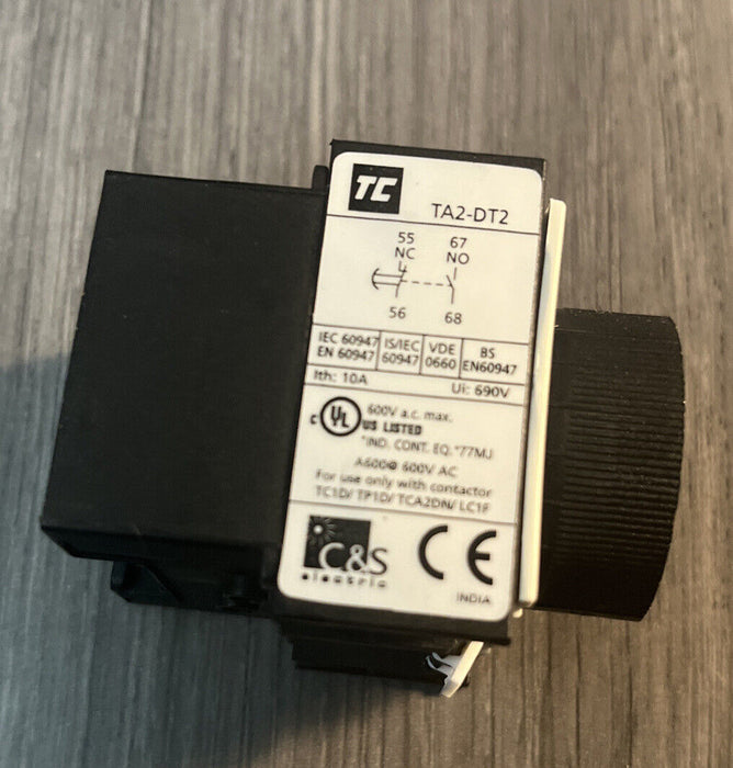 Direct Replacement for LA2DT2 Telemecanique Time Delay Block 0.1-30S for use in LC1 Contactors with 2 Year Warranty