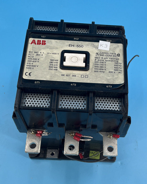 ABB EH550C-YL11 / EH550C-YL CONTACTOR