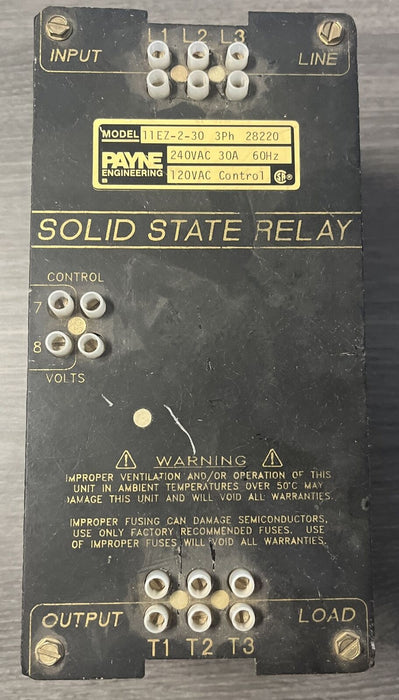 PAYNE ENGINEERING 11EZ-2-30 / 11EZ230 Solid State Relay