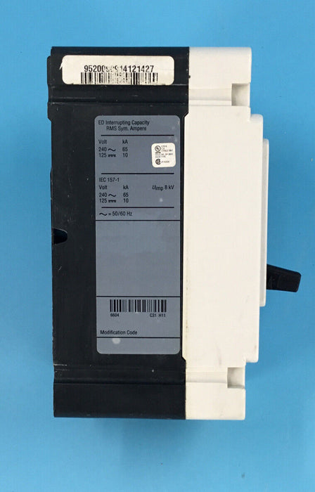 Eaton Cutler Hammer ED2100LZ05  100AMP  2POLE 240VAC/ 125VDC ED65k  Breaker