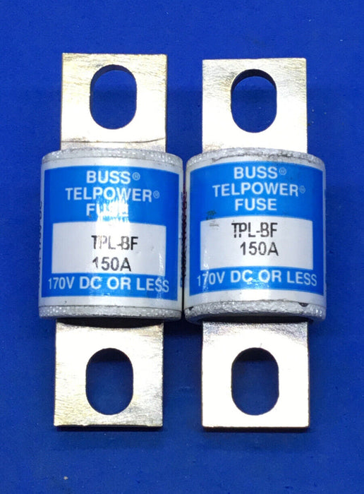 Bussmann Telpower TPL-BF 150 Amp 170 Volt DC Fuse *Lot Of 2*