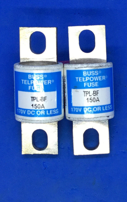 Bussmann Telpower TPL-BF 150 Amp 170 Volt DC Fuse *Lot Of 2*