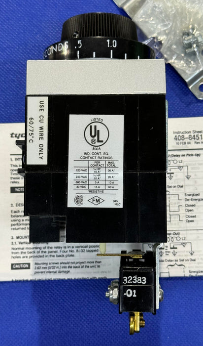 TE Connectivity 7012ABL Agastat - Time Delay Relay 10 amp 2-Pole .5-5 Sec