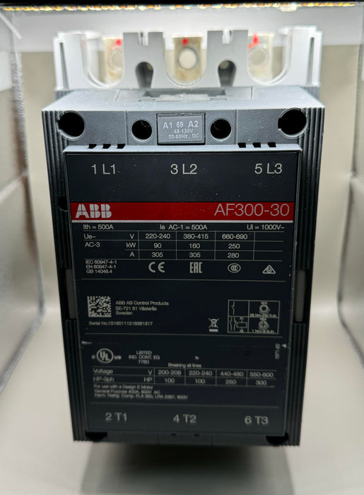 ABB AF300-30 20-60V 24V DC Series A Contactor