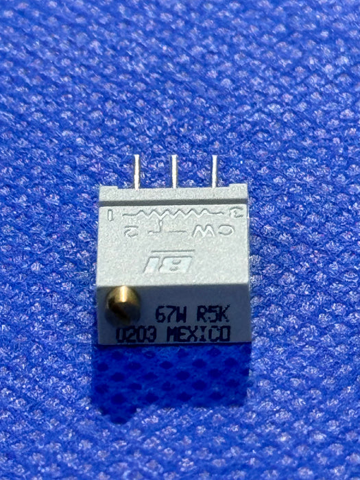 BI TECHNOLOGIES VARIABLE RESISTOR PART # 67WR5K