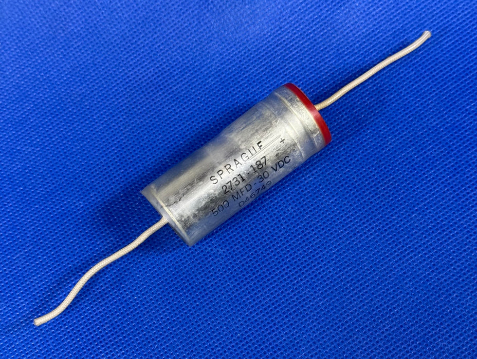 SPRAGUE 7339L Axial Capacitor 500 MFD - 30 VDC 34D