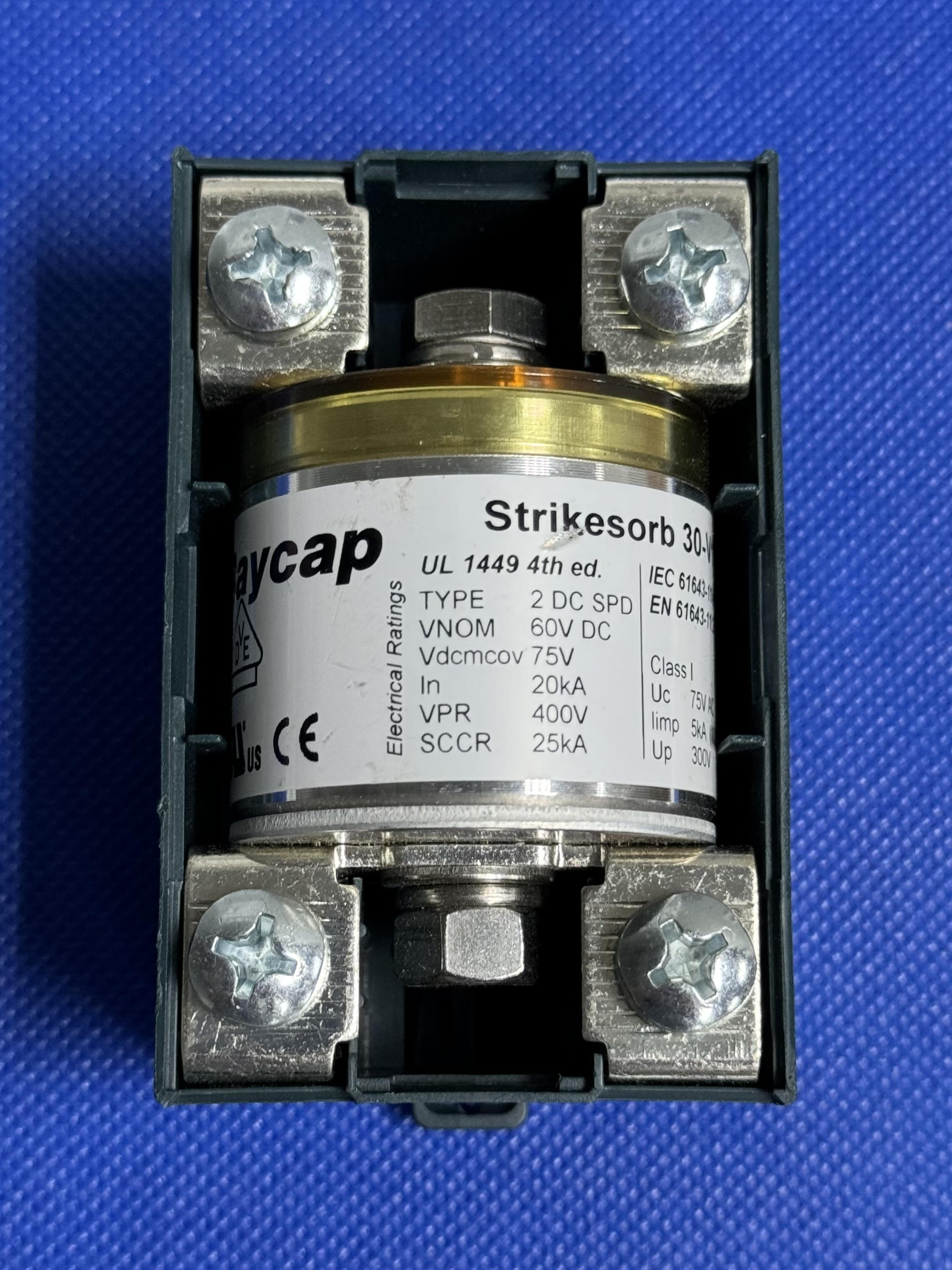 Raycap Strikesorb 30-V1-HV Surge Protective Device Type 2 DC SPD 75V