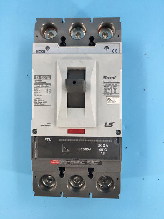 LS Industrial Susol Series TS400NU 3 Pole 300A Circuit Breaker