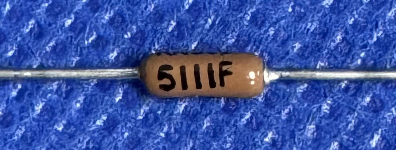 10 pc Dale RN55D5111F 11K 1% 1/8w Metal Film Resistors CMF-55