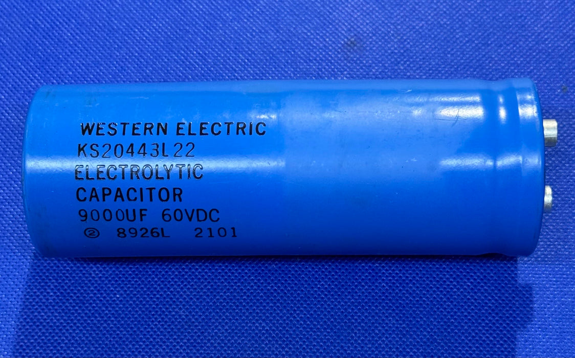 Western Electric KS20443L22 Electrolytic Capacitor 9000UF 60VDC