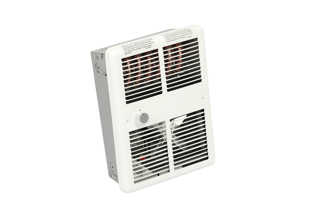 E3215TRPW Fan Forced Wall Heater With Wall Box 120 Volts 1500 Watts White