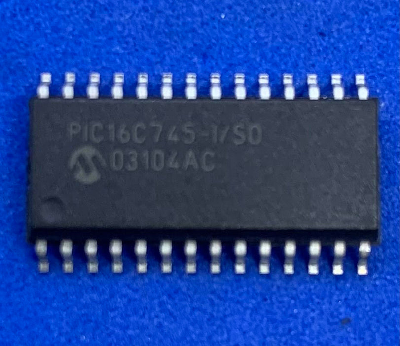 PIC16C745-I/SO PIC16 Series 256 B RAM 8 K x 14 Bit EPROM 8-Bit CMOS Microcontroller - SOIC-28 - 5 item(s)