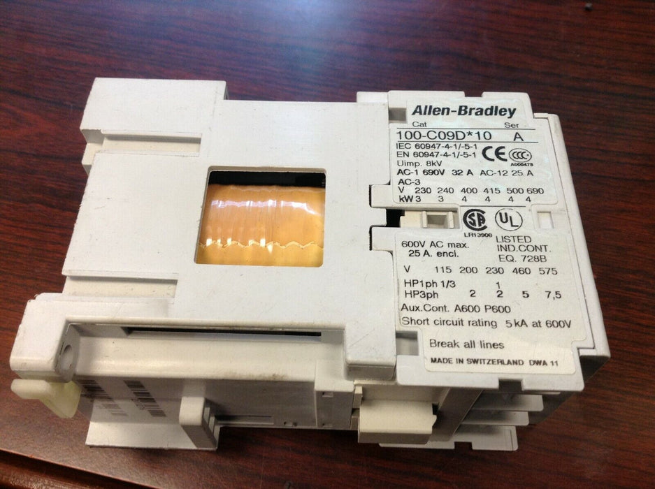 Allen Bradley 100-C09D*10 Starter Contactor Relay 100-C09D10