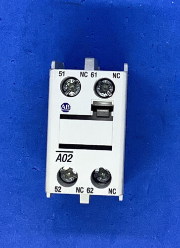 AB ALLEN BRADLEY 100-F A02 AUXILIARY CONTACT 2NC 10A 690VAC P7560