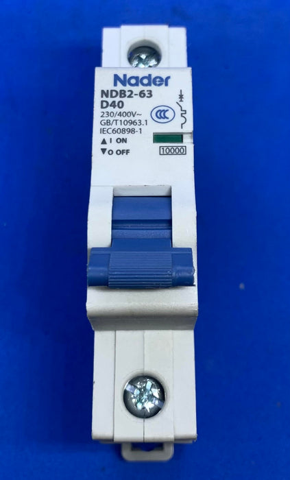 NADER NDB2-63-D40 CIRCUIT BREAKER