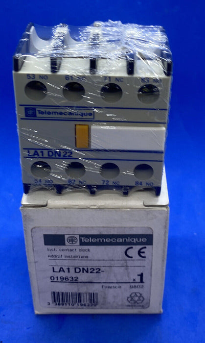 Telemecanique LA1DN22 Auxiliary Contact 10A 690V 2NO 2NC NEW