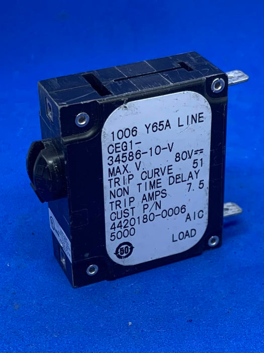 AIRPAX CEG1-34586-10-V 6A BREAKER