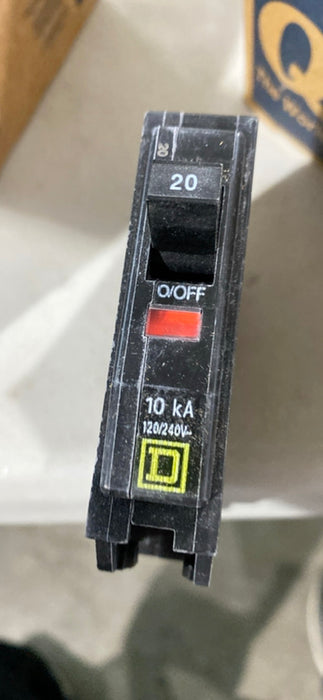 SQUARE D QO120 20A CIRCUIT BREAKER