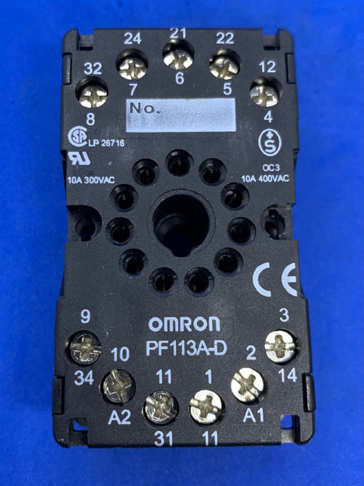 Omron PF113A-D Relay Socket, 11 Pin