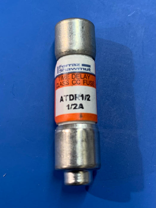 FERRAZ SHAWMUT MERSEN ATDR1/2, 1/2A 600VAC TIME DELAY FUSE