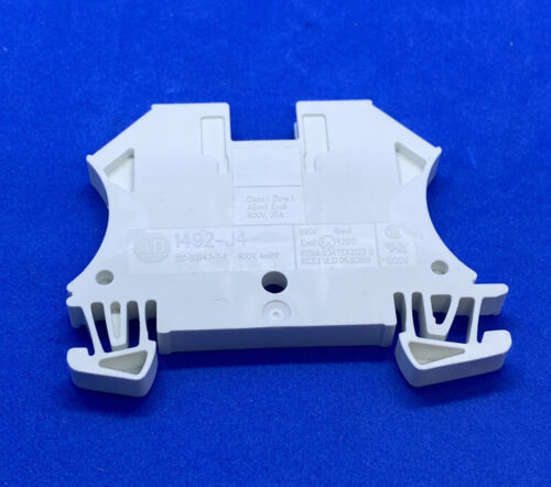 1492-J4, Feed Thru Screw Terminal Block, 4mm, Gray (1 Piece)
