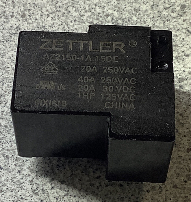 American Zettler 15VDC 256 Ohm 40A SPST - Power Relay Part # AZ2150-1A-15DE F