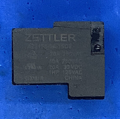 American Zettler 15VDC 256 Ohm 40A SPST - Power Relay Part # AZ2150-1A-15DE F