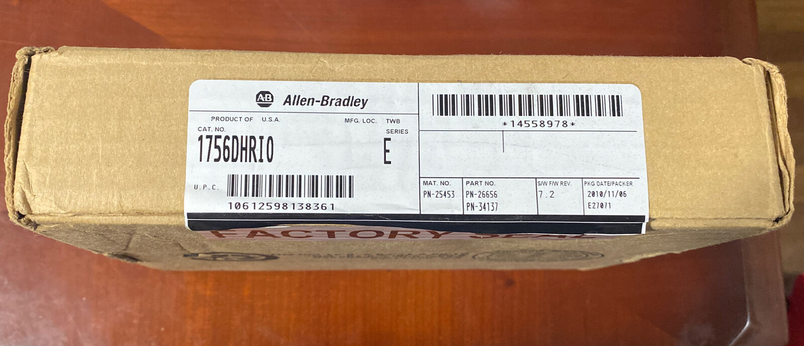 Allen-Bradley 1756-DHRIO Ser. E F/W 7.2 Communication Interface 1756-DRI0