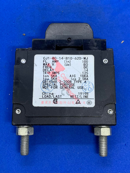 CARLING TECHNOLOGIES CJ1-B0-14-810-62D-MJ 100A BREAKER W/ SWITCH