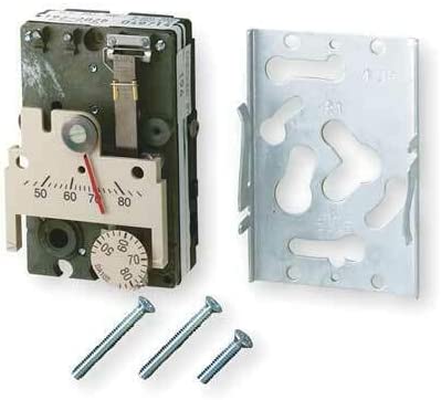 Pneumatic Thermostat, Single Temperature, Heating And Cooling, 192-200