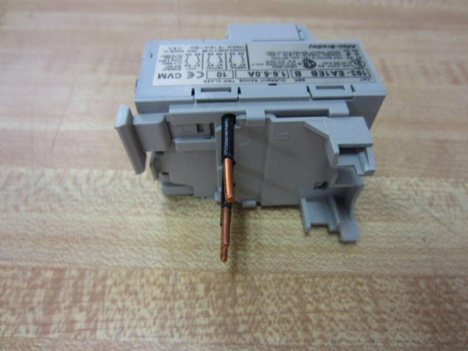 Allen Bradley E1 Plus Solid State Overload Relay 193-EA1EB Class 10 1.6-5A