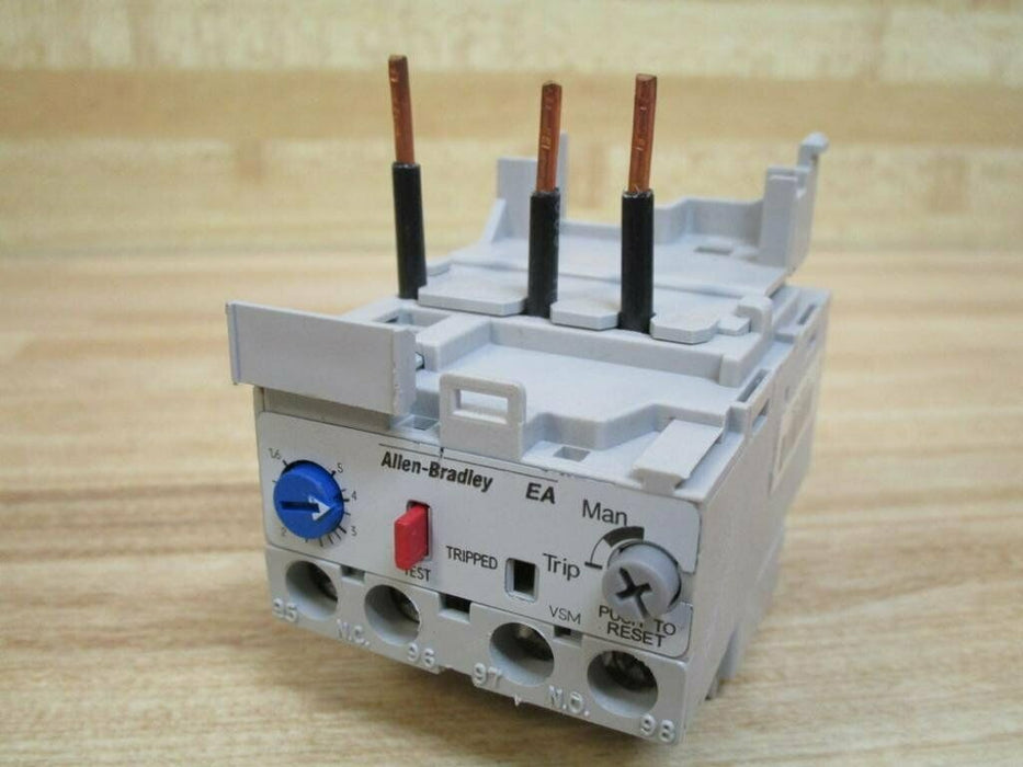 Allen Bradley E1 Plus Solid State Overload Relay 193-EA1EB Class 10 1.6-5A