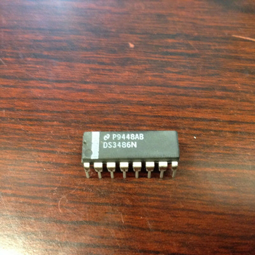 1 piece - National Semiconductor IC DS3486N DS3486, 3486 16 pins DIP - EcoTech Solutions Inc.
