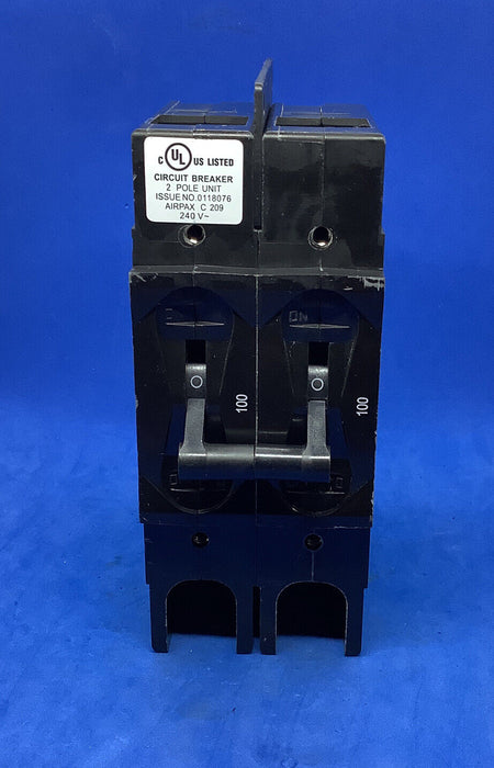 AIRPAX Circuit Breakers 209-2-1REG4-66-4-9-100-H-V 219-2-1REG4-SW-4-0-100