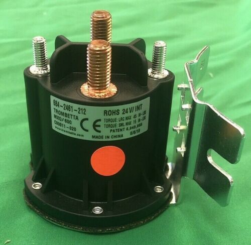 New Trombetta Solenoid 24V 4 Terminal - 684-2461-212 - Intermittent Duty