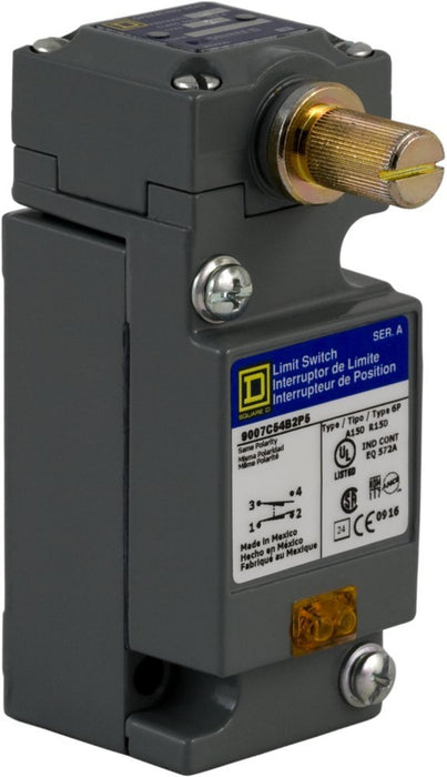 Square D 9007C62B2P5 Heavy Duty NEMA Limit Switch, Standard Operation, 2 Pole